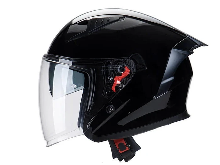 خوذة 3/4 St z-301 اسود لميع