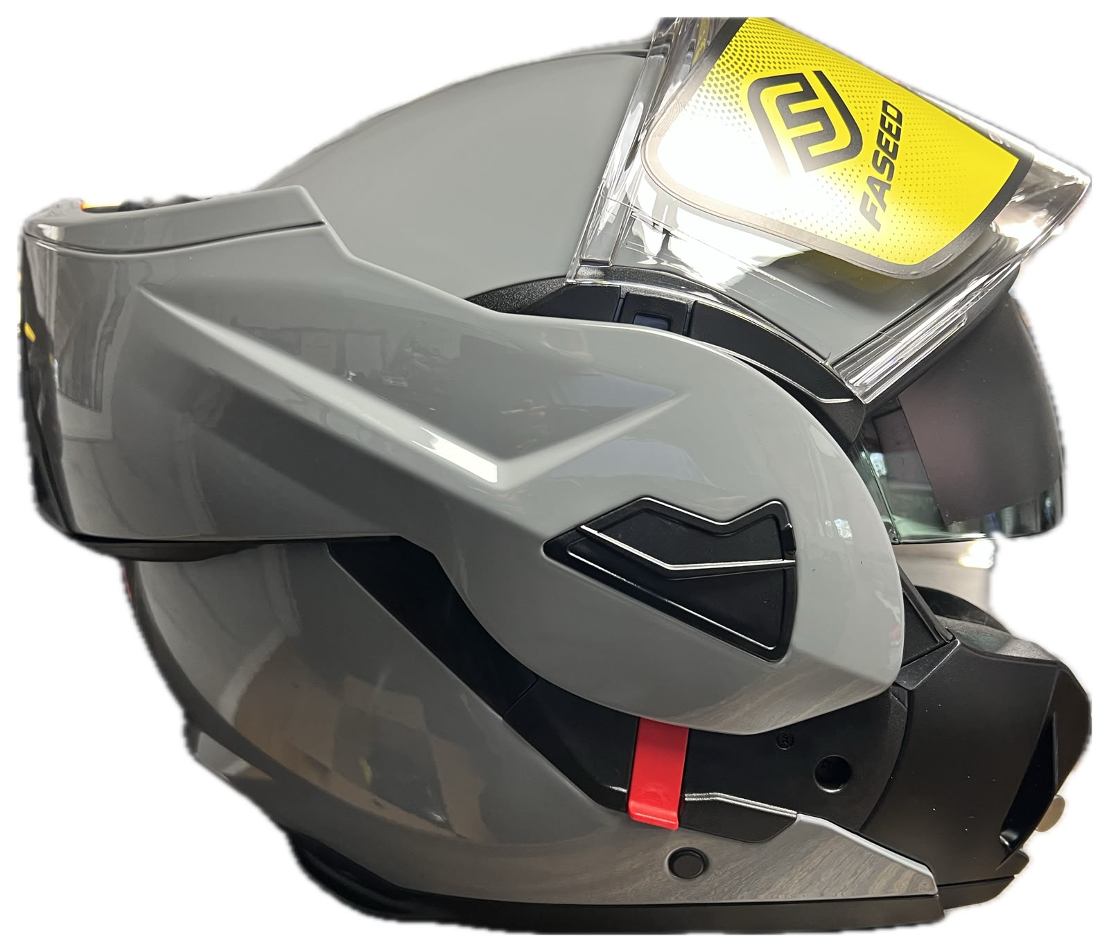 خوذة بتفتح 180 FASEED FS-X628 nardo grey