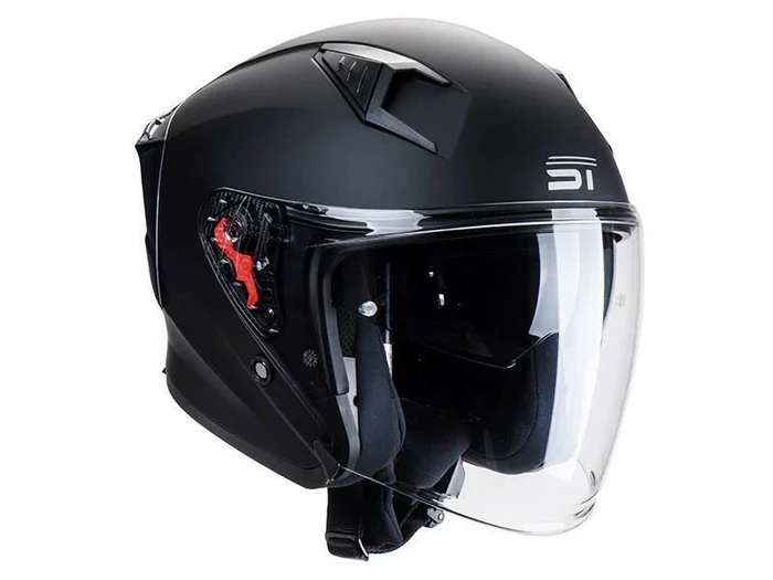 خوذة 3/4 St z-301 اسود مط